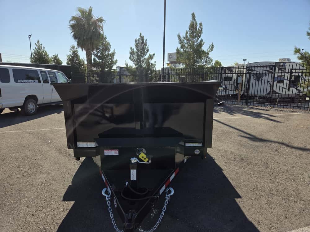 6x10 Sure-Trac Standard Duty Low Profile Dump Trailer - 10K Single Ram