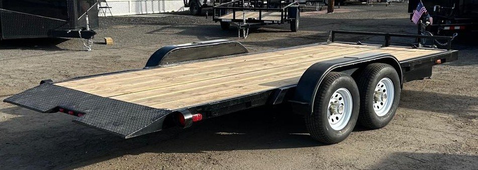Used 1998 Morgan 10K 7&times;16 Tilt Deck Car Hauler - Fully Refurbished | For Sale D1-Trailers