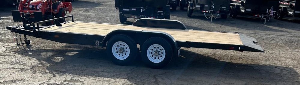 Used 1998 Morgan 10K 7&times;16 Tilt Deck Car Hauler - Fully Refurbished | For Sale D1-Trailers