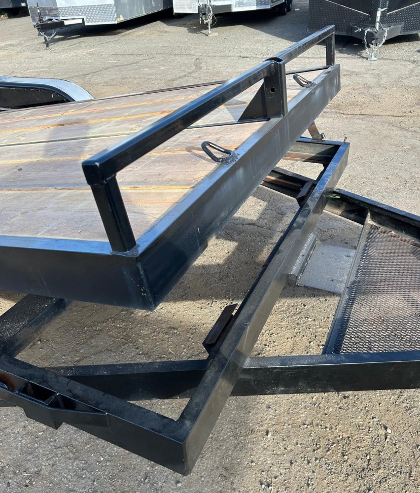 Used 1998 Morgan 10K 7&times;16 Tilt Deck Car Hauler - Fully Refurbished | For Sale D1-Trailers