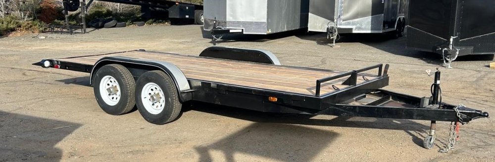 Used 1998 Morgan 10K 7&times;16 Tilt Deck Car Hauler - Fully Refurbished | For Sale D1-Trailers