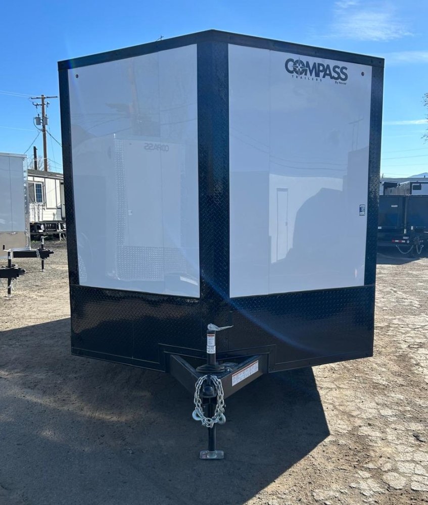 8.5x16 Jasper SE Flat Top Sloped V-Nose Enclosed Trailer for Sale | Carson City, NV