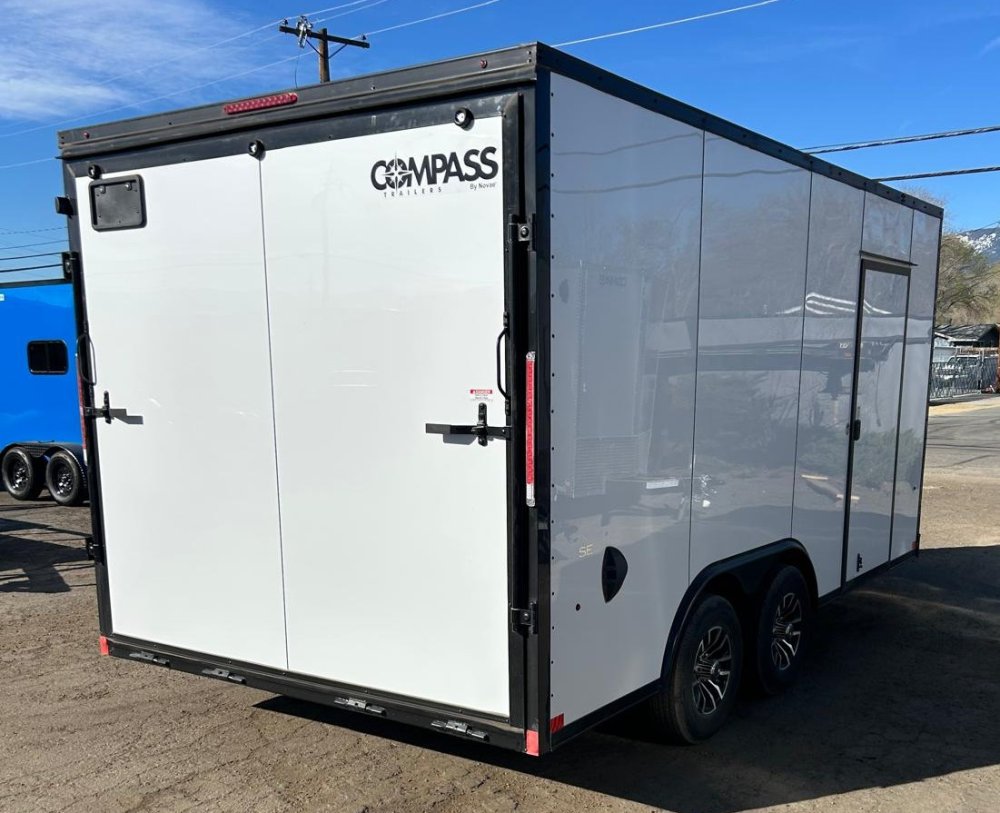 8.5x16 Jasper SE Flat Top Sloped V-Nose Enclosed Trailer for Sale | Carson City, NV