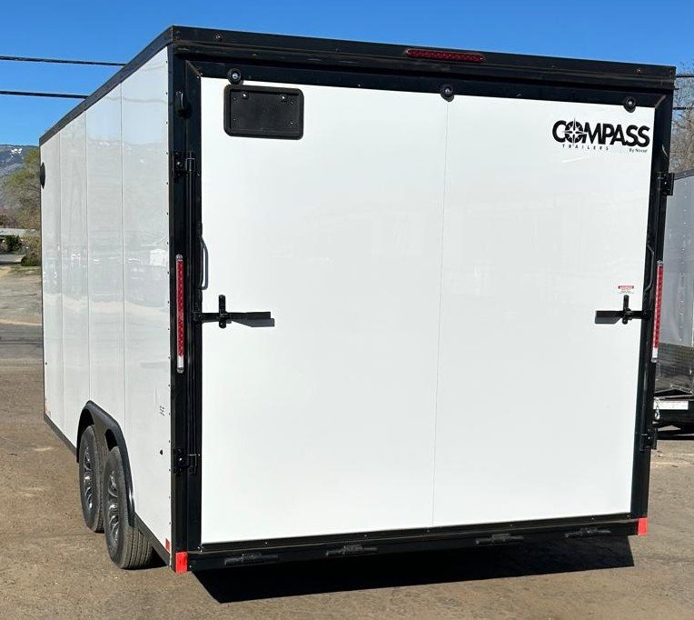 8.5x16 Jasper SE Flat Top Sloped V-Nose Enclosed Trailer for Sale | Carson City, NV
