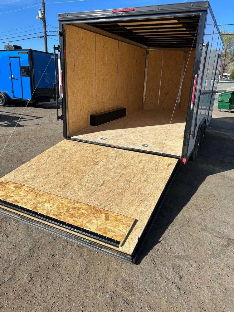 8.5x16 Jasper SE Flat Top Sloped V-Nose Enclosed Trailer for Sale | Carson City, NV