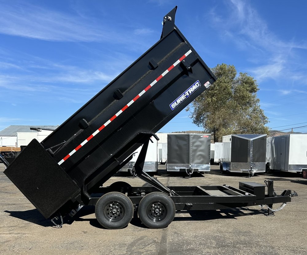 7 x 16 Scissor Lift Tandem Axle Dump Trailer