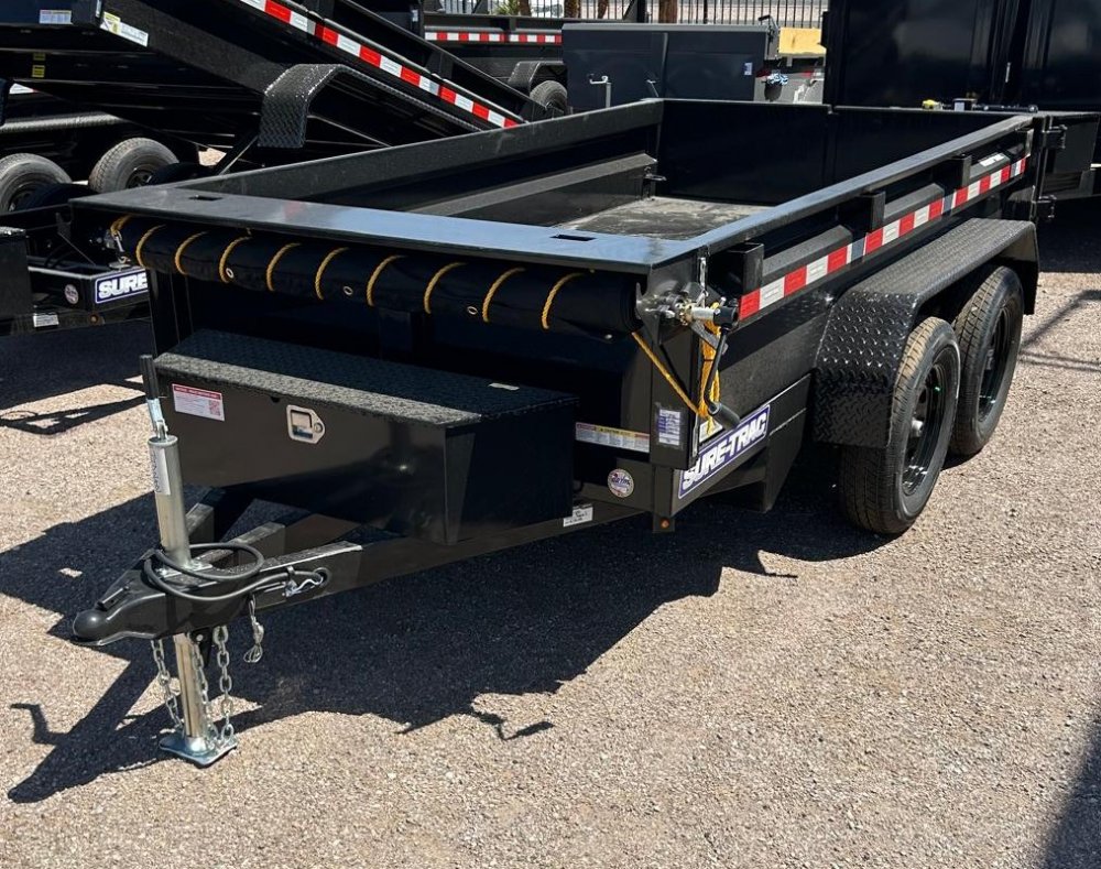 5x10 Low Profile Homeowner Dump Trailer - Black | Built for Everyday Tough Jobs
