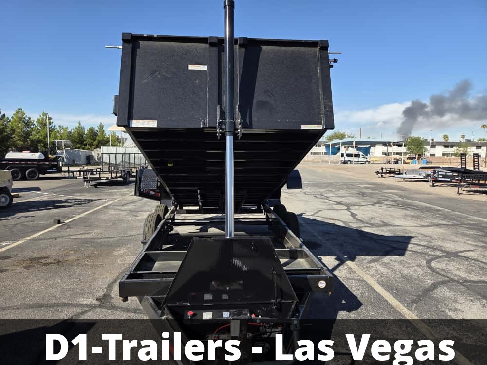 7x16 Sure-Trac Heavy Duty Low Profile Dump Trailer - 14K GVWR