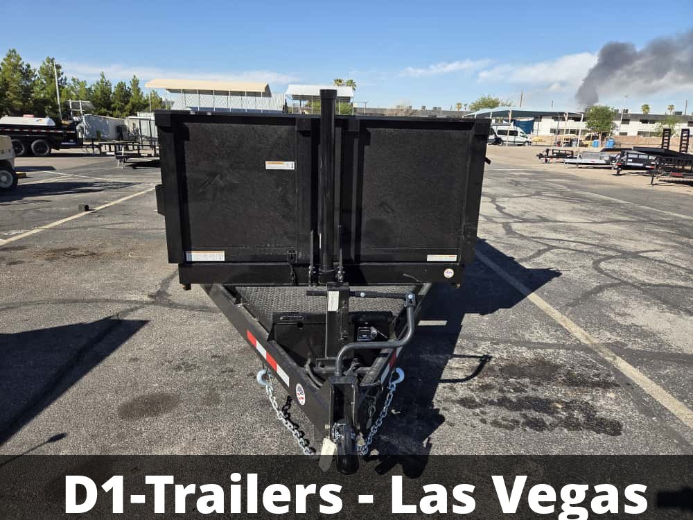 7x16 Sure-Trac Heavy Duty Low Profile Dump Trailer - 14K GVWR