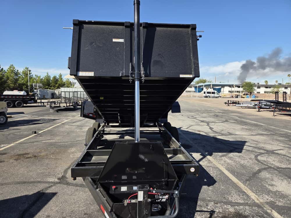 7x16 Sure-Trac Heavy Duty Low Profile Dump Trailer - 14K GVWR