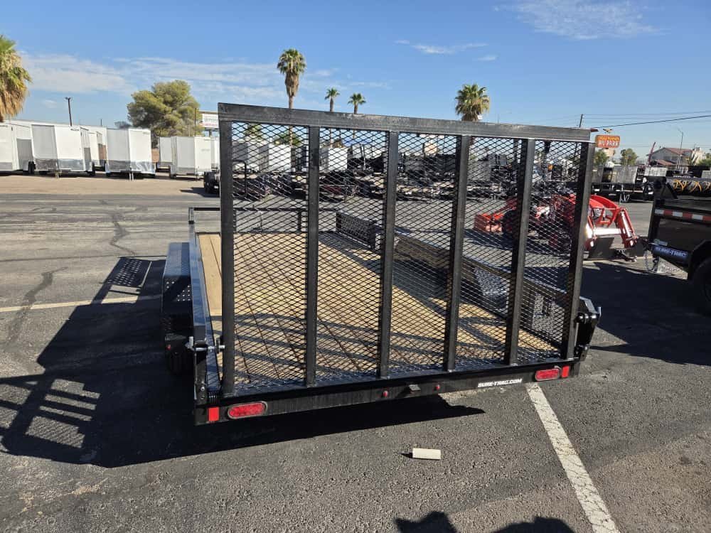 7x16 Sure-Trac Tube Top ATV Trailer - 7K GVWR