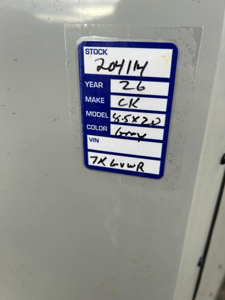 8.5x20 Cargo King Enclosed Trailer - Dove Gray | Carson City, NV