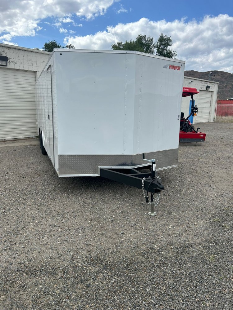 8.5x24 Mirage - XE Flat Top V-Nose Enclosed Car Hauler 10K