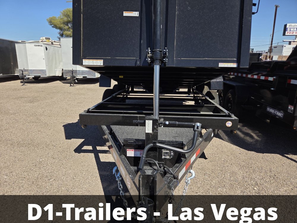 7x14 HD Low Profile Dump Trailer - Telescopic Hoist, 14K GVWR