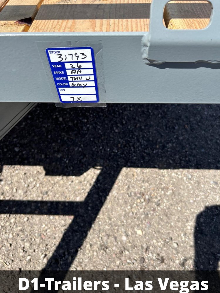 7x14 Double A Excel Series - 7K GVWR Utility Trailer