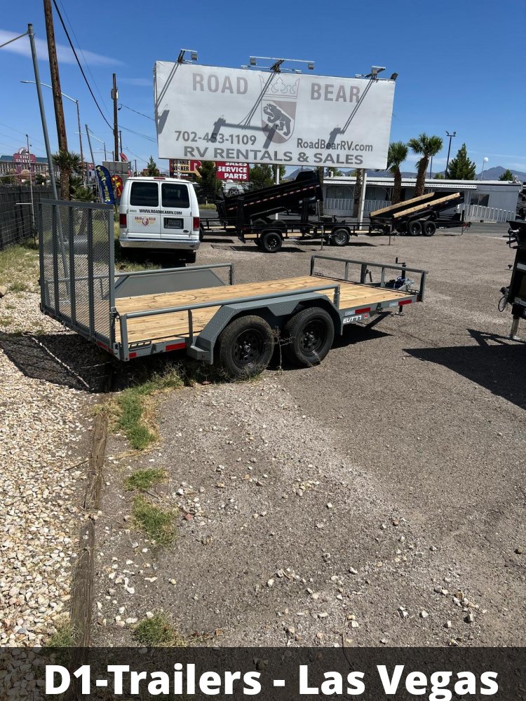 7x14 Double A Excel Series - 7K GVWR Utility Trailer