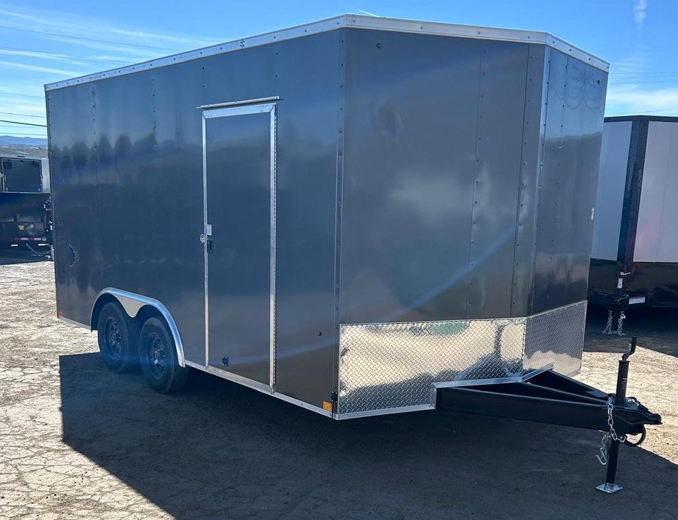 8.5x16 Indigo DLX Flat Top V-Nose Enclosed Trailer - 7K GVWR | Carson City, NV