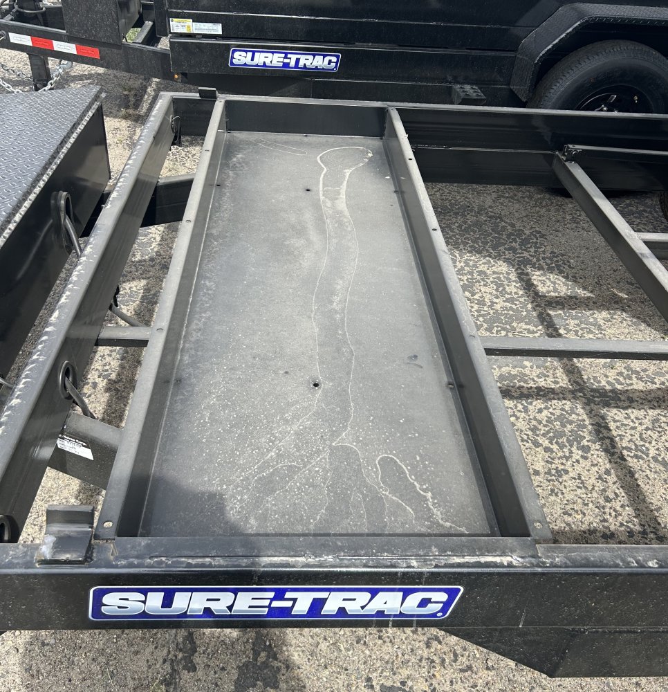 7x16 HD Low Profile Telescopic Dump Trailer - 14K GVWR - Black | Carson City, NV