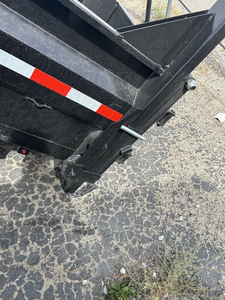 7x16 HD Low Profile Telescopic Dump Trailer - 14K GVWR - Black | Carson City, NV