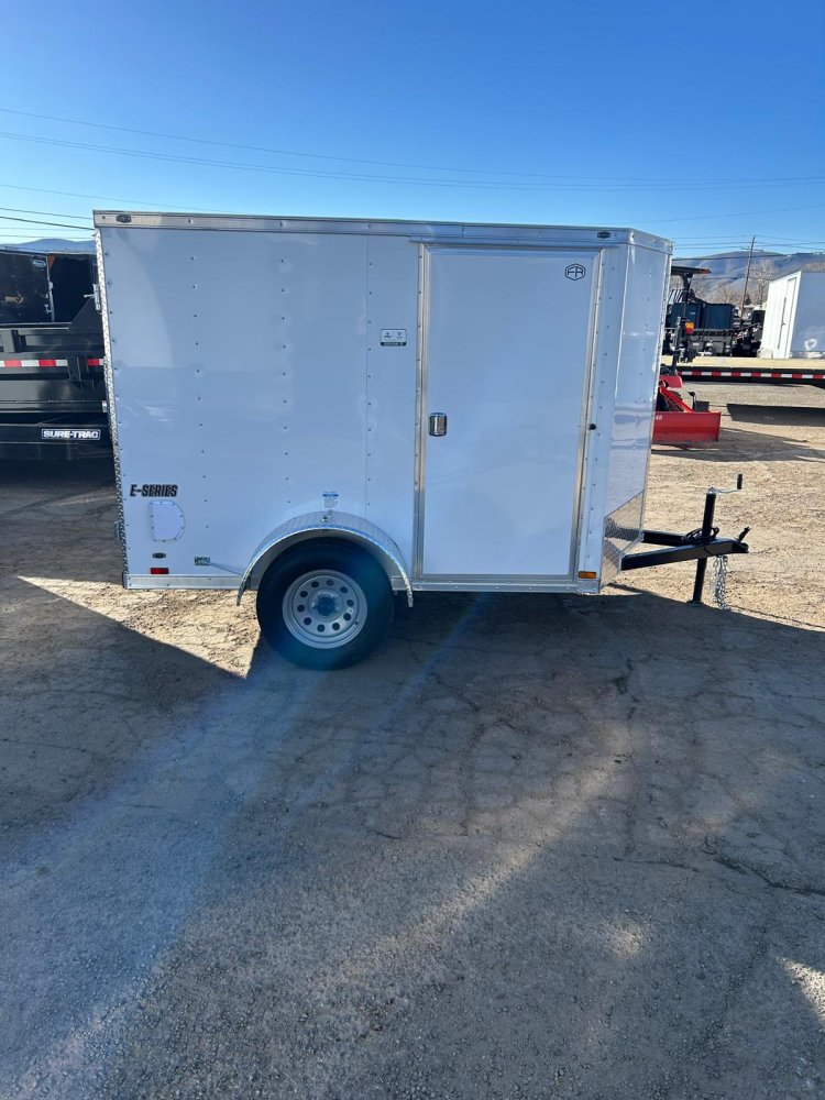 Cargo King 5x8 Enclosed Cargo Trailer - White - 2,990 lb GVWR