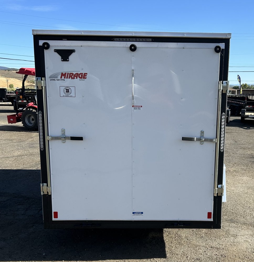 6x12 Mirage Enclosed Cargo - Flat Top V-Nose Cargo Trailer (XE)