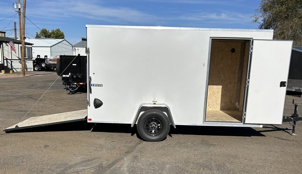 6x12 Mirage Enclosed Cargo - Flat Top V-Nose Cargo Trailer (XE)