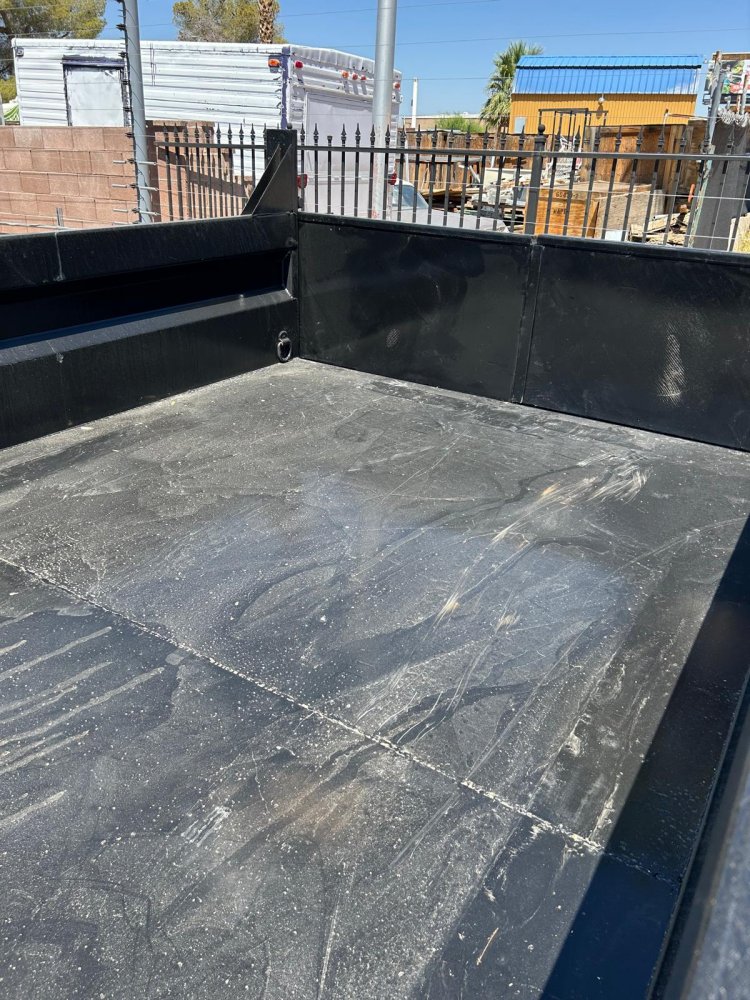 7x12 HD Low Profile Dump Trailer - 14K GVWR | Black
