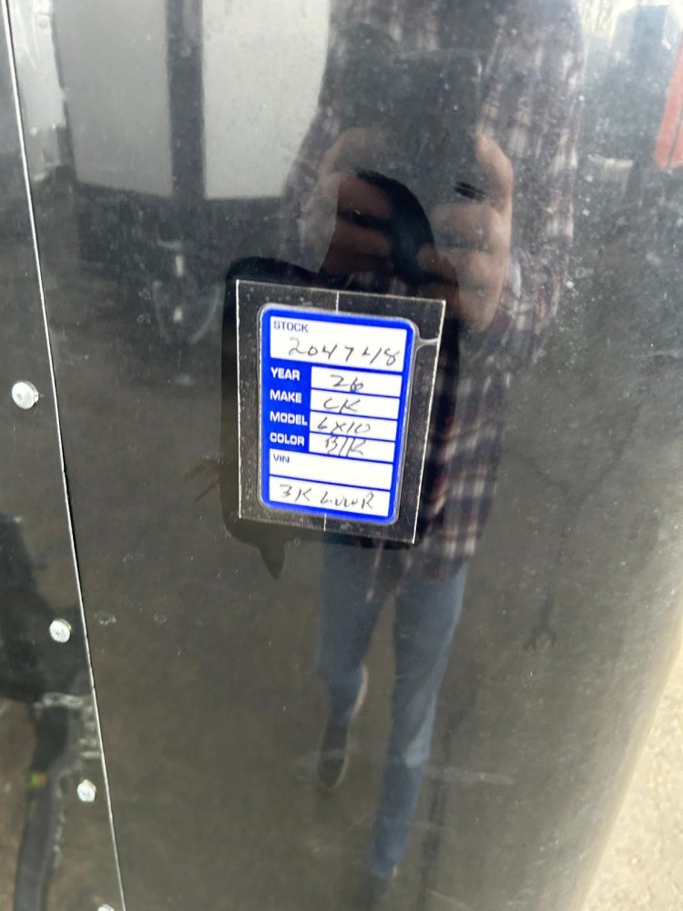 6x10 Cargo King Enclosed Trailer for Sale - Black | Carson City, NV