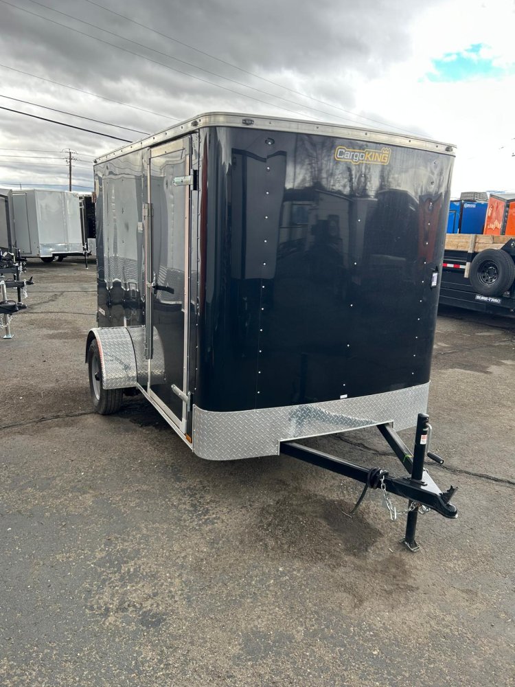 6x10 Cargo King Enclosed Trailer for Sale - Black | Carson City, NV