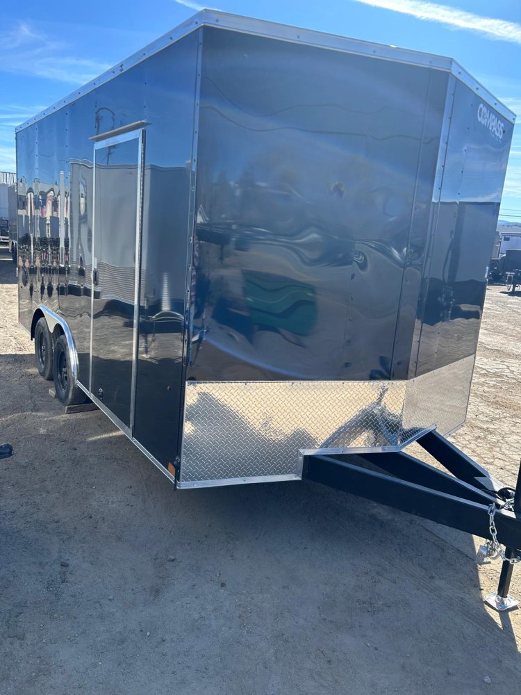 8.5x16 Indigo DLX Flat Top V-Nose Enclosed Trailer - 7K GVWR | Carson City, NV