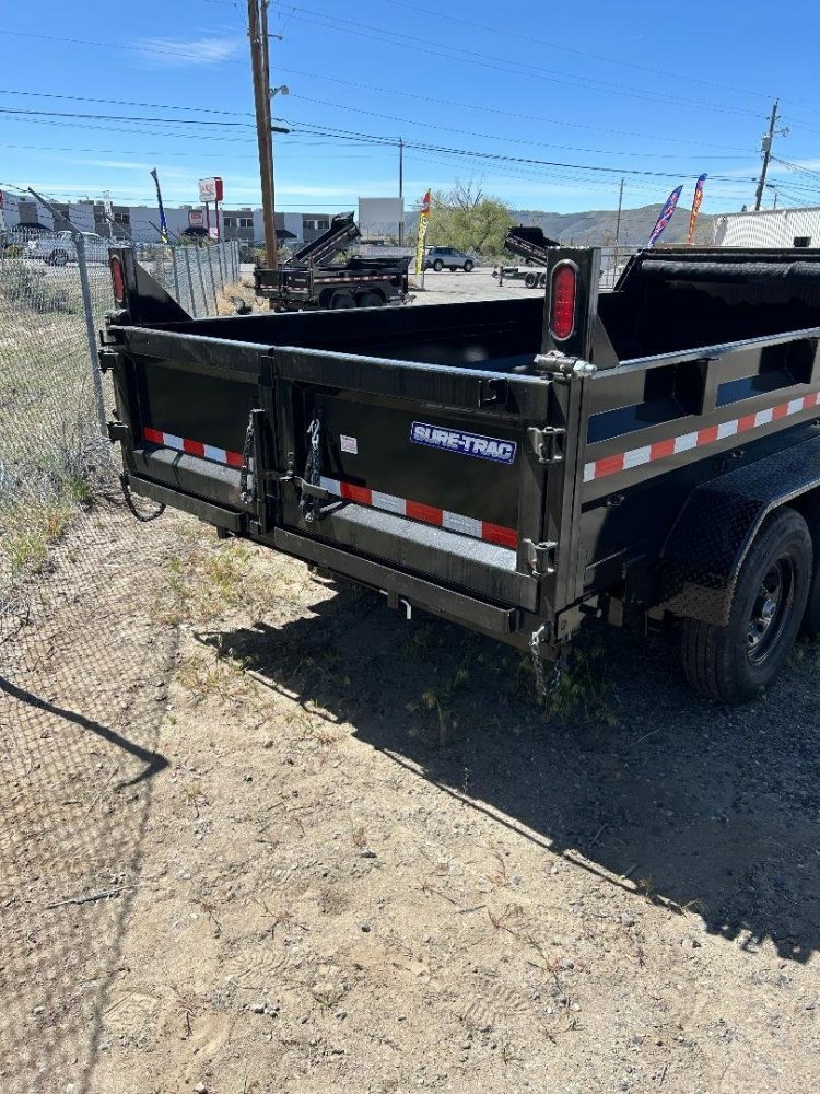 7 x 14, 14K Sure-Trac - HDLP TELESCOPIC Hydraulic Dump Trailer