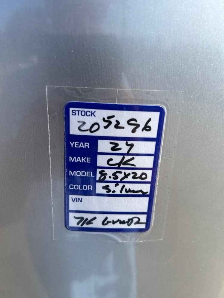 Cargo King 8.5x20 Enclosed Cargo Trailer - D-Ice - 7,000 lb GVWR