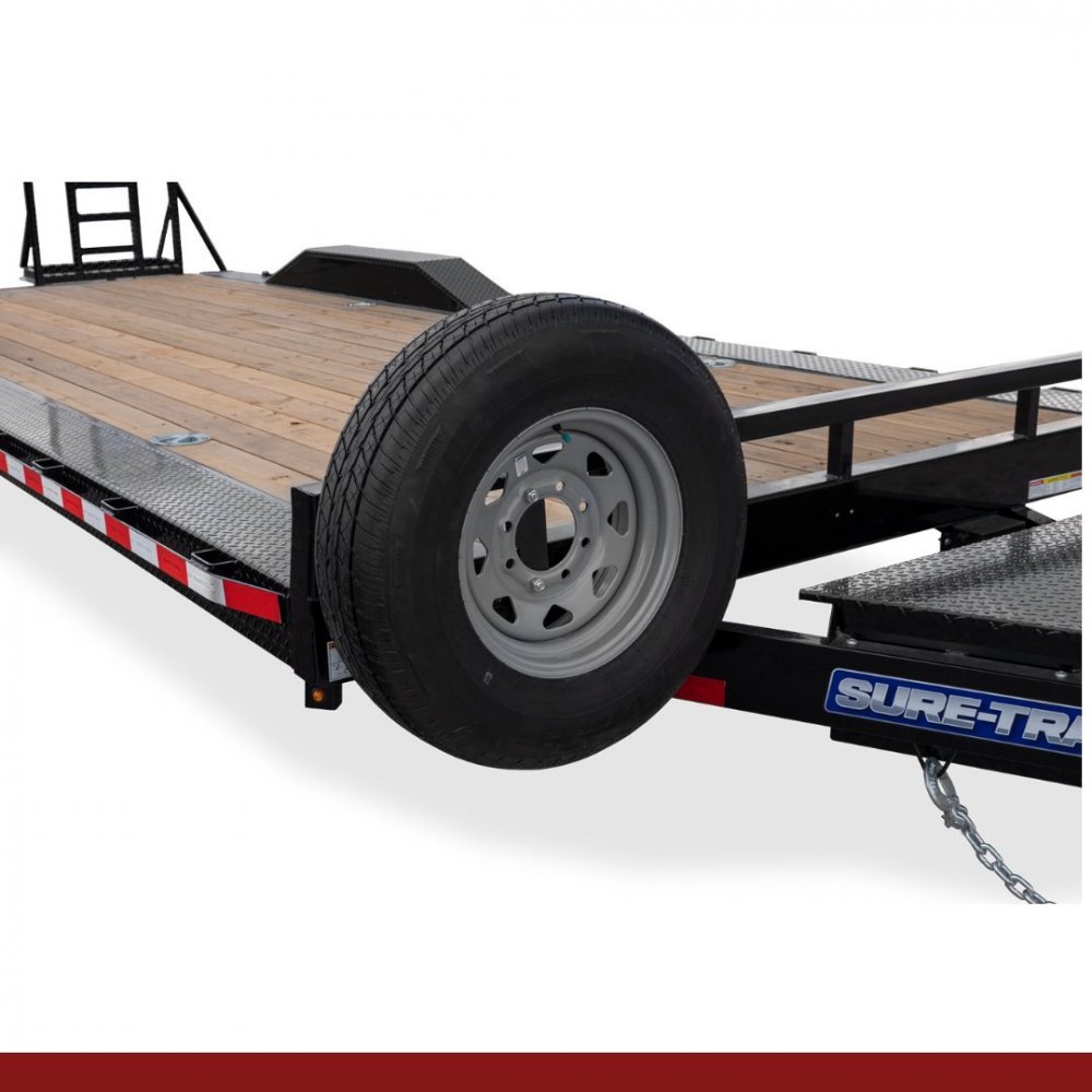 20' + 2' 14k Sure-Trac Equipment - FULL-WIDTH IMPLEMENT EQUIPMENT TRAILERS