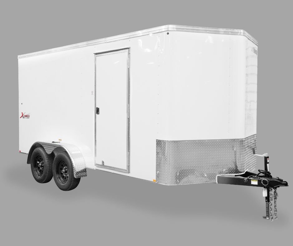 6x12 Mirage Enclosed Cargo - XPRES Flat Top V-Nose Enclosed Cargo Trailer 7K