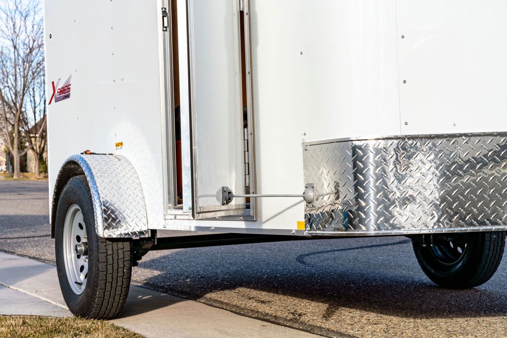6x12 Mirage Enclosed Cargo - XPRES Flat Top V-Nose Enclosed Cargo Trailer 7K