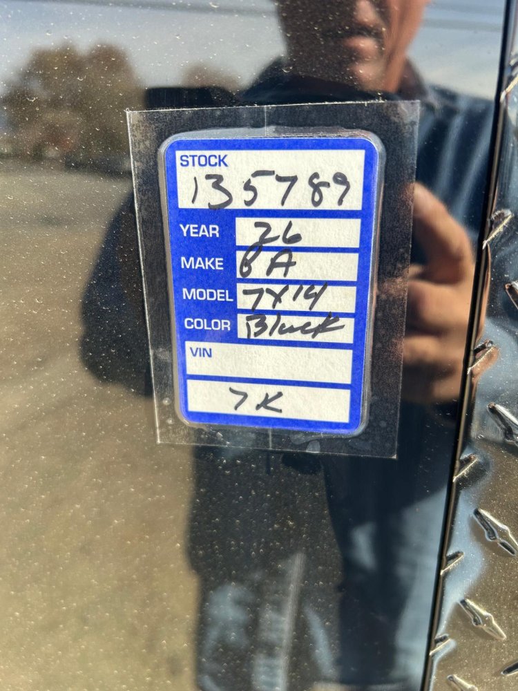 7x14 Journey SE Flat Top Sloped V-Nose Enclosed Cargo Trailer - Black | D1 Trailers Carson City, NV