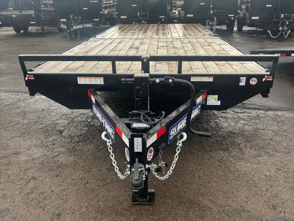 8.5x22 SD Deckover Flatbed Trailer - 15K GVWR - Black | Carson City, NV