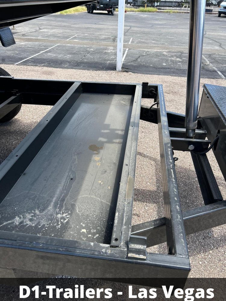 7x14 HD Low Profile Dump Trailer - Telescopic Hoist, 14K GVWR