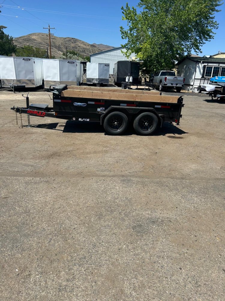 6x12 Double A Excel Series - 10K GVWR Low Profile Dump Trailer