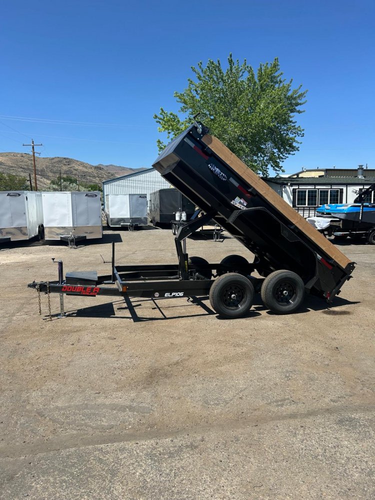 6x12 Double A Excel Series - 10K GVWR Low Profile Dump Trailer