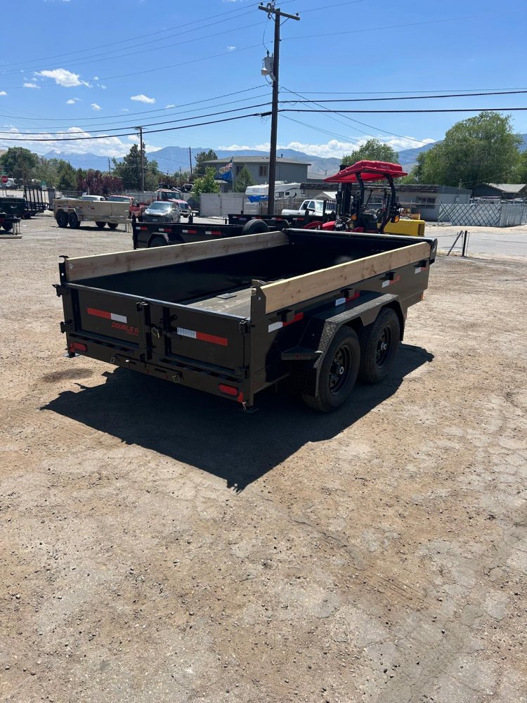 6x12 Double A Excel Series - 10K GVWR Low Profile Dump Trailer