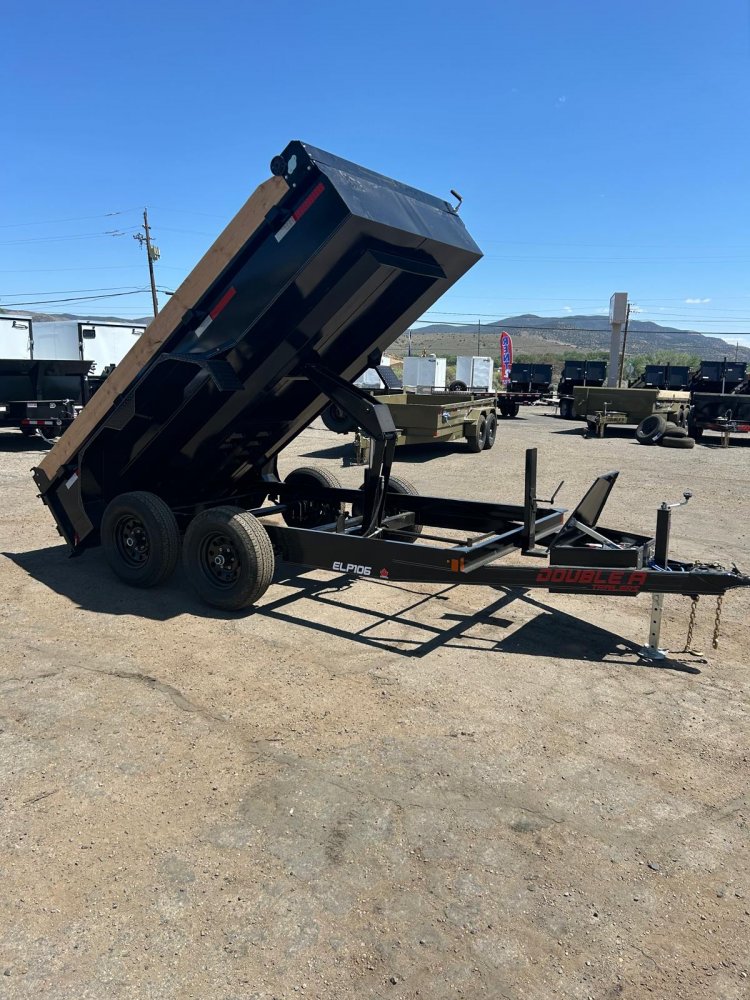 6x12 Double A Excel Series - 10K GVWR Low Profile Dump Trailer