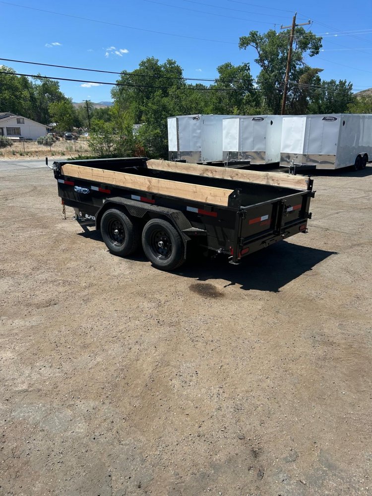 6x12 Double A Excel Series - 10K GVWR Low Profile Dump Trailer