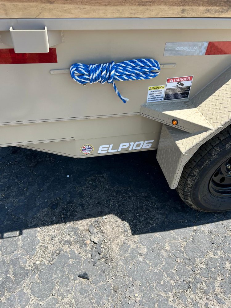 6x10 Double A Excel Series - 10K GVWR Low Profile Dump Trailer
