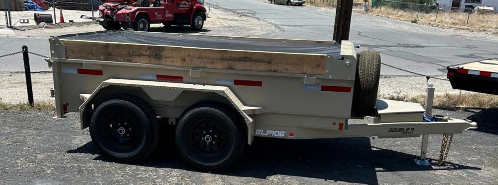 6x10 Double A Excel Series - 10K GVWR Low Profile Dump Trailer
