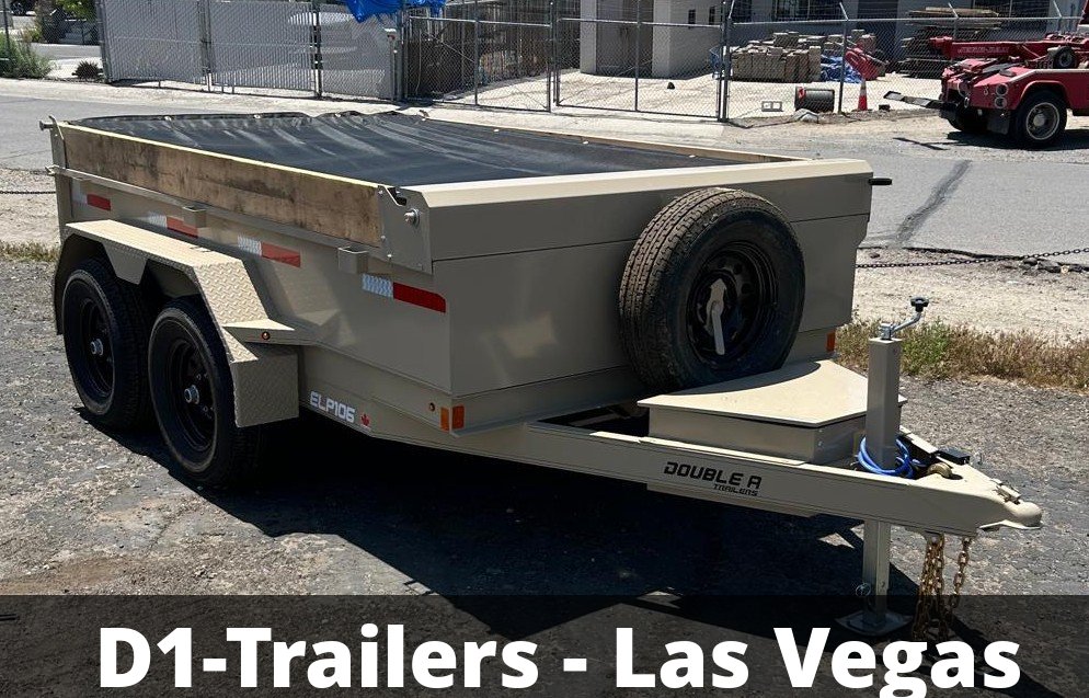 6x10 Double A Excel Series - 10K GVWR Low Profile Dump Trailer