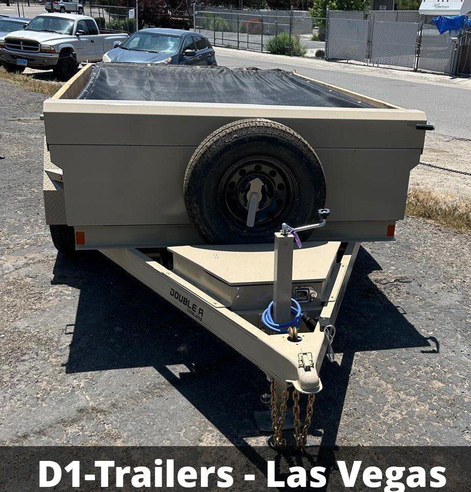 6x10 Double A Excel Series - 10K GVWR Low Profile Dump Trailer