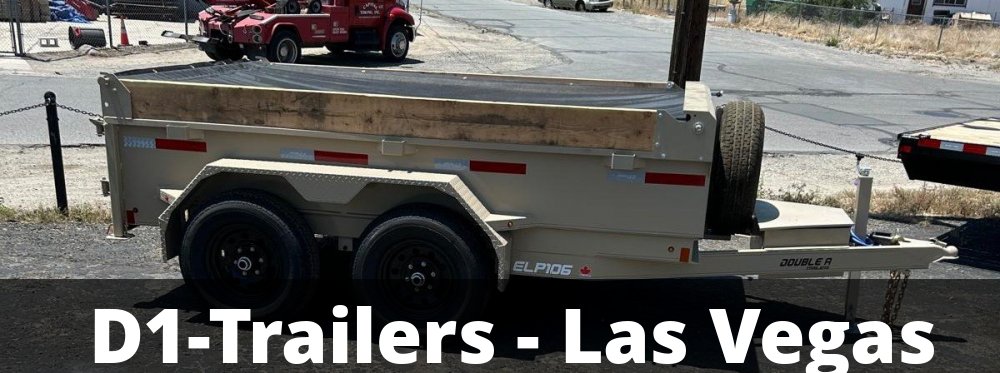 6x10 Double A Excel Series - 10K GVWR Low Profile Dump Trailer
