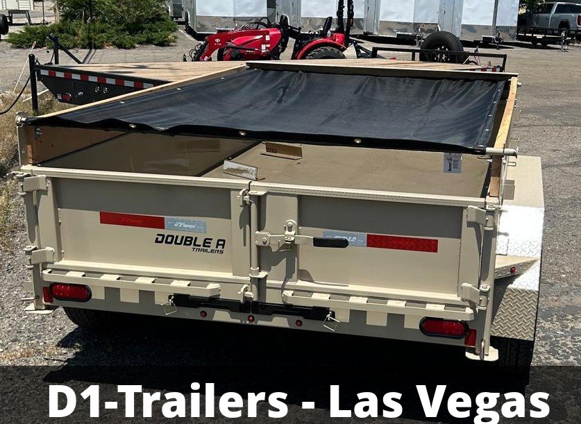 6x10 Double A Excel Series - 10K GVWR Low Profile Dump Trailer