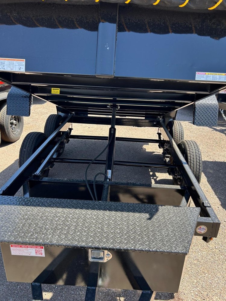 5x10 Low Profile Homeowner Dump Trailer - Black | Built for Everyday Tough Jobs